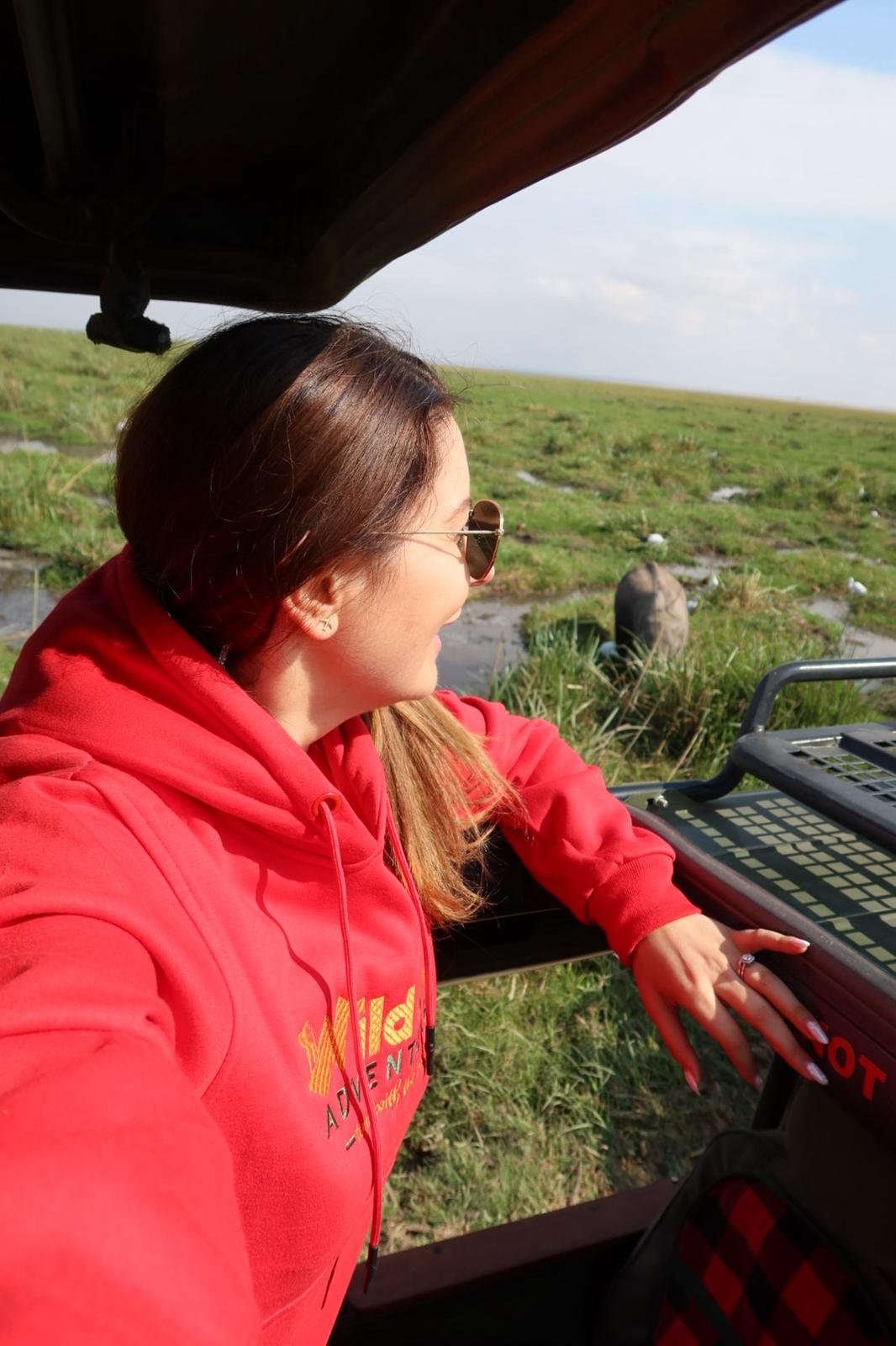 Wild Pro Adventures client during an adventure experience in East Africa