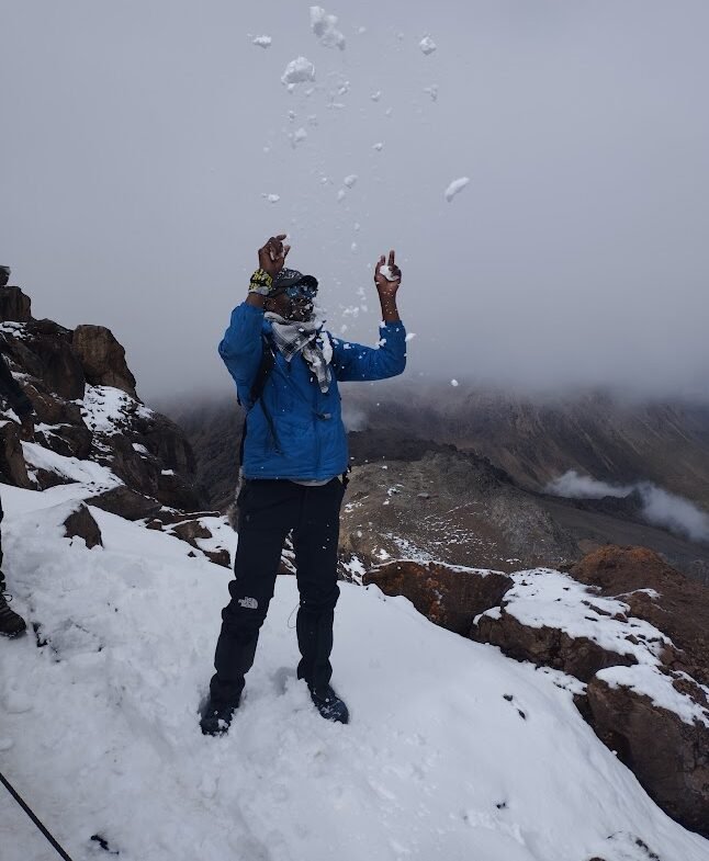Wild Pro Adventures client during an adventure experience in East Africa
