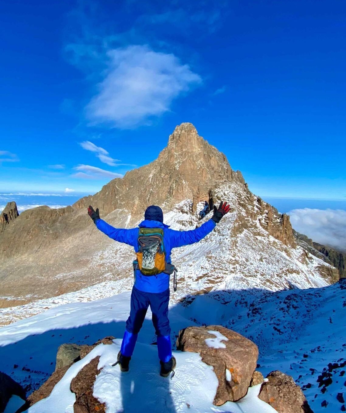 Wild Pro Adventures client during an adventure experience in East Africa